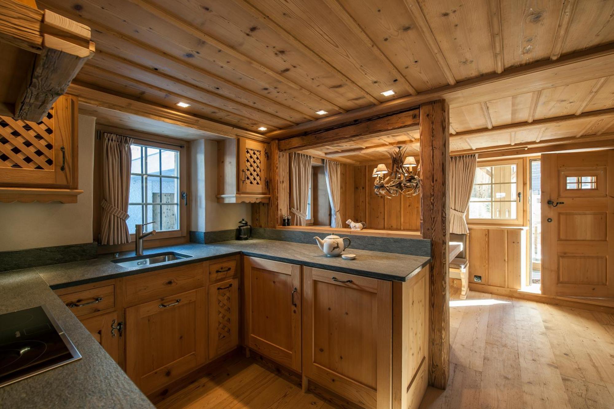 Chalet Berghof Sertig Clavadel Chambre photo